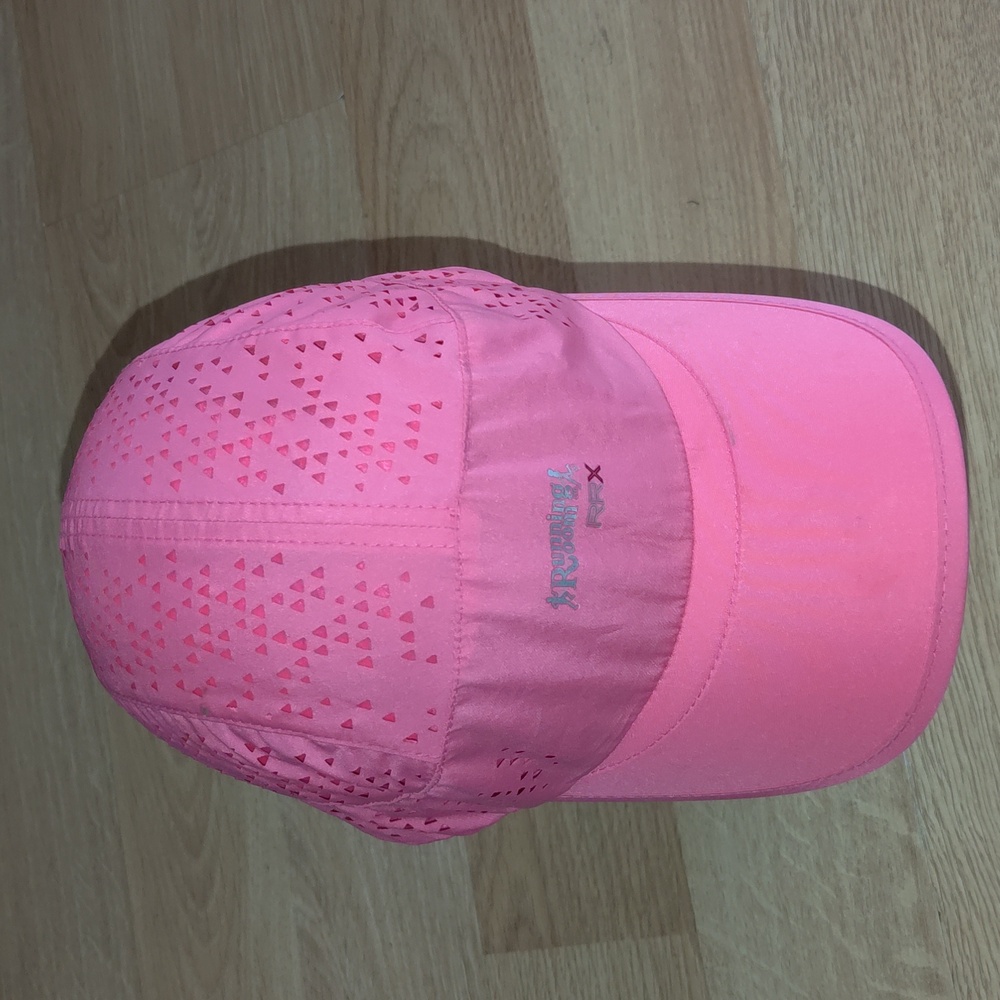 Running Room RRX 5 Panel Perforated Mesh Adjustable Hat Cap OS